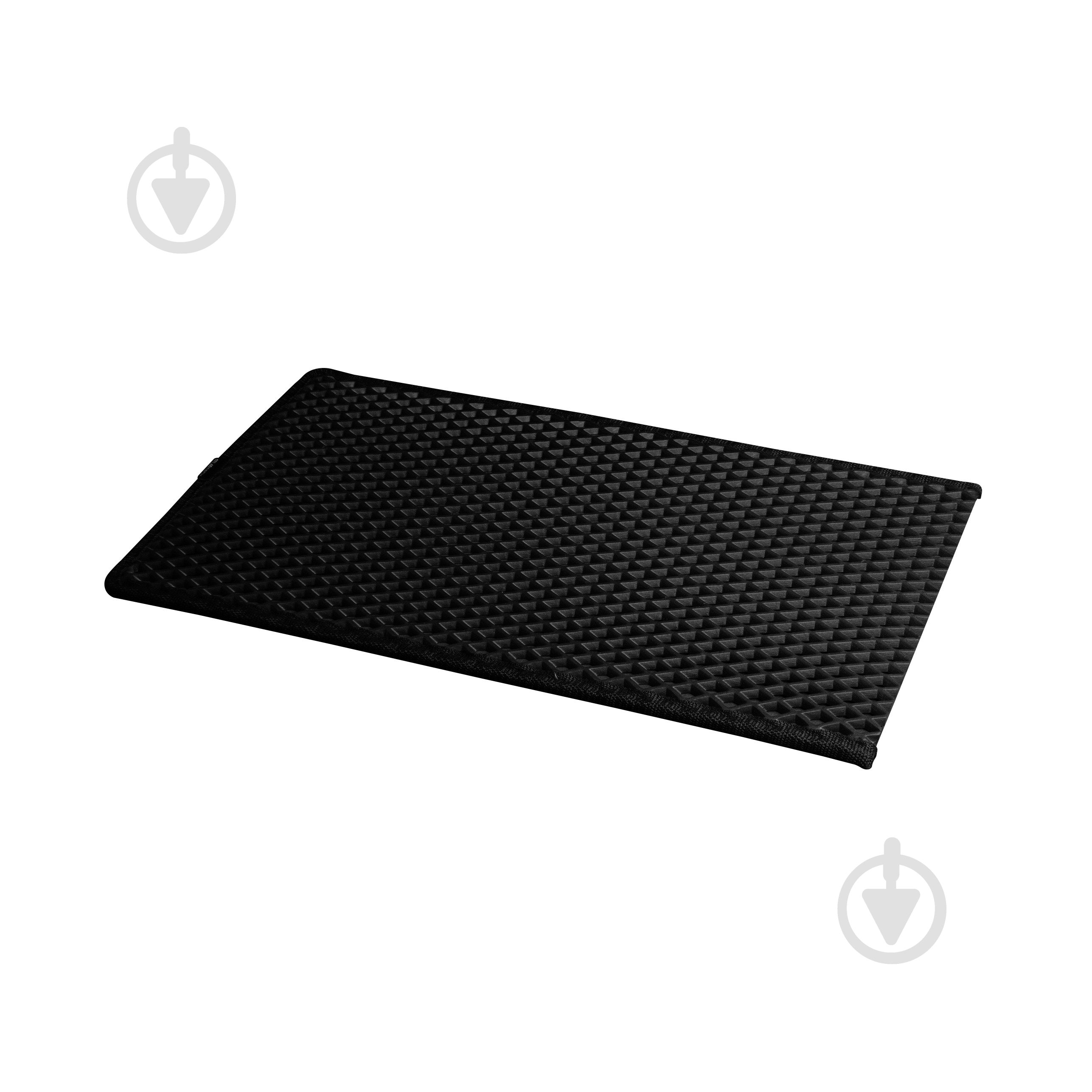 Килимок для туалету EVAtech Kitty 50х30 см чорний ромб - фото 2 Килимок для туалету EVAtech Kitty 50х30 см чорний ромб - фото 2