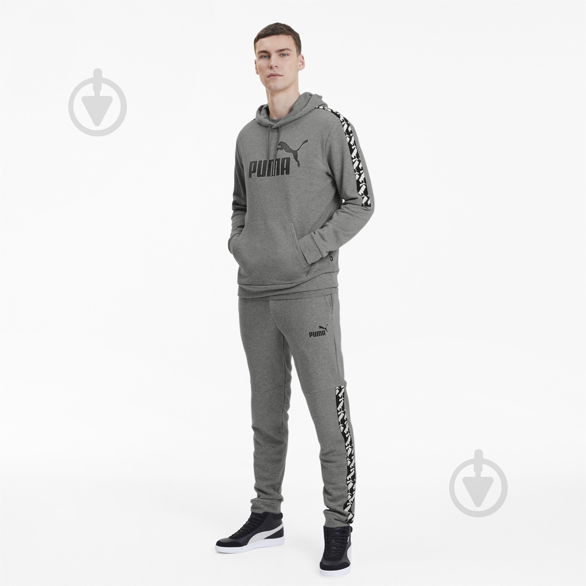 Джемпер Puma Amplified Hoody TR 58139303 р. L сірий - фото 5 Джемпер Puma Amplified Hoody TR 58139303 р. L сірий - фото 5