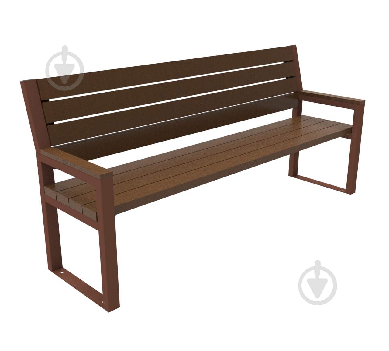 Лавка парковая Tivoli-land 2 м - фото 1