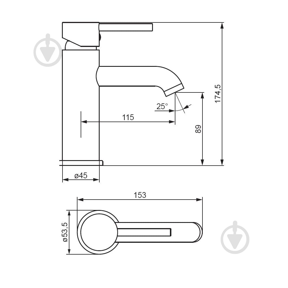Смеситель для умывальника Damixa Scandinavian Pure 360210300 - фото 4 Смеситель для умывальника Damixa Scandinavian Pure 360210300 - фото 4