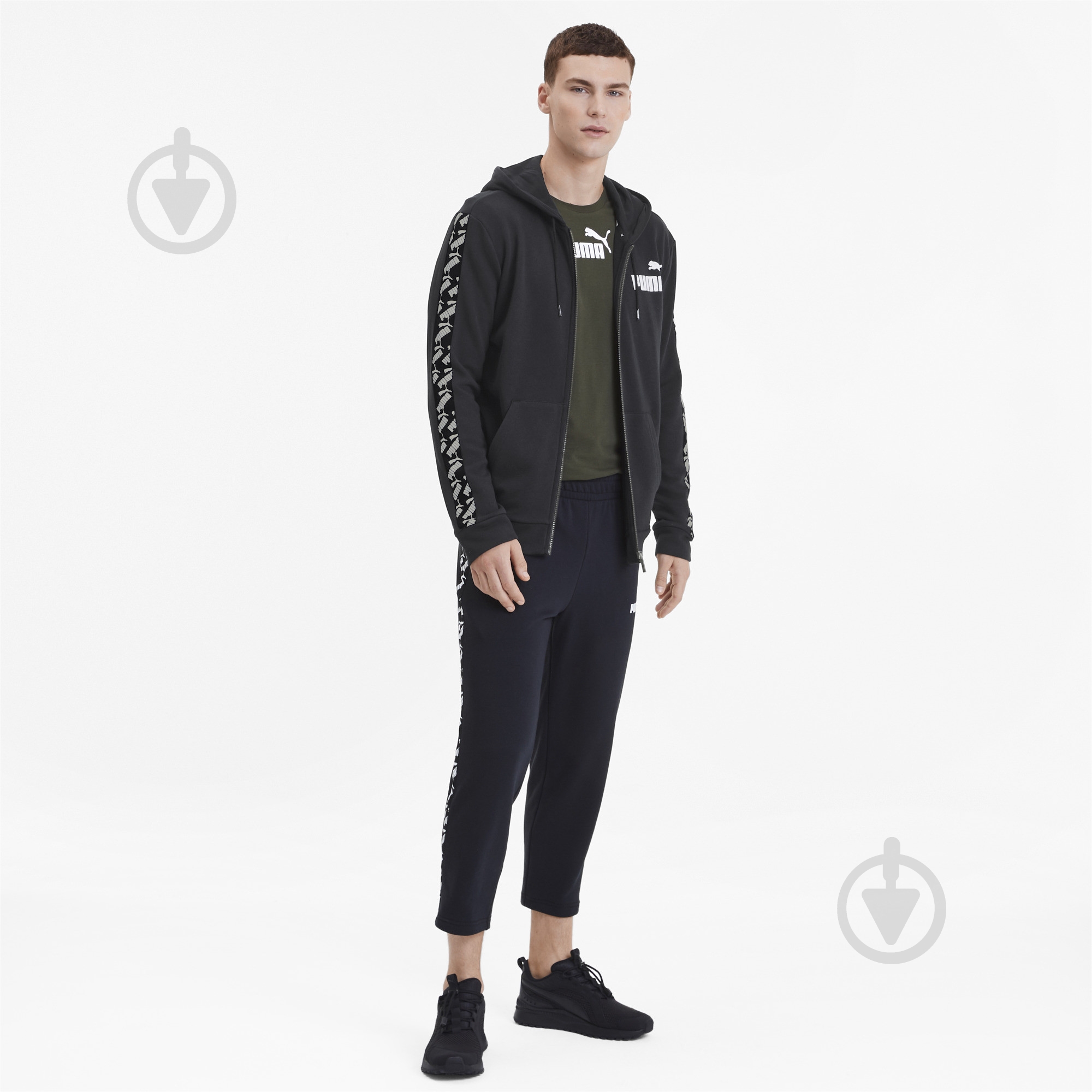 Джемпер Puma AMPLIFIED Hooded Jacket TR 58139601 р. XL чорний - фото 5 Джемпер Puma AMPLIFIED Hooded Jacket TR 58139601 р. XL чорний - фото 5