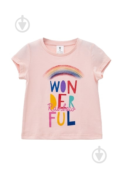 Футболка для девочек Роза 201018 р.98 пудра - фото 1 Футболка для девочек Роза 201018 р.98 пудра - фото 1