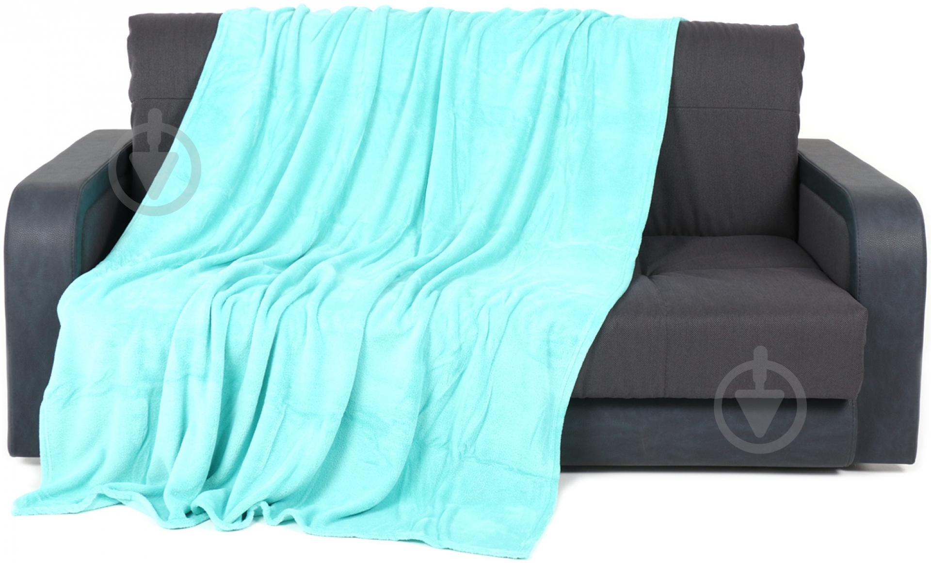 Плед Glory 160x200 см лазурь Underprice - фото 1