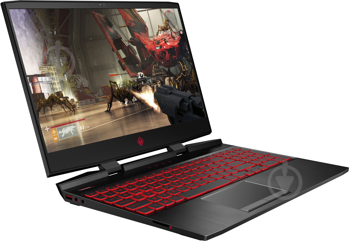 Ноутбук HP OMEN 15-dc0010ua 15,6" (6VP22EA) black - фото 3 Ноутбук HP OMEN 15-dc0010ua 15,6" (6VP22EA) black - фото 3