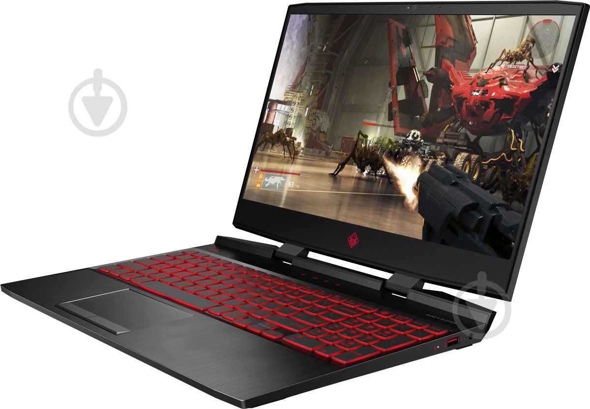 Ноутбук HP OMEN 15-dc1001ua 15,6" (6VL81EA) black - фото 1 Ноутбук HP OMEN 15-dc1001ua 15,6" (6VL81EA) black - фото 1