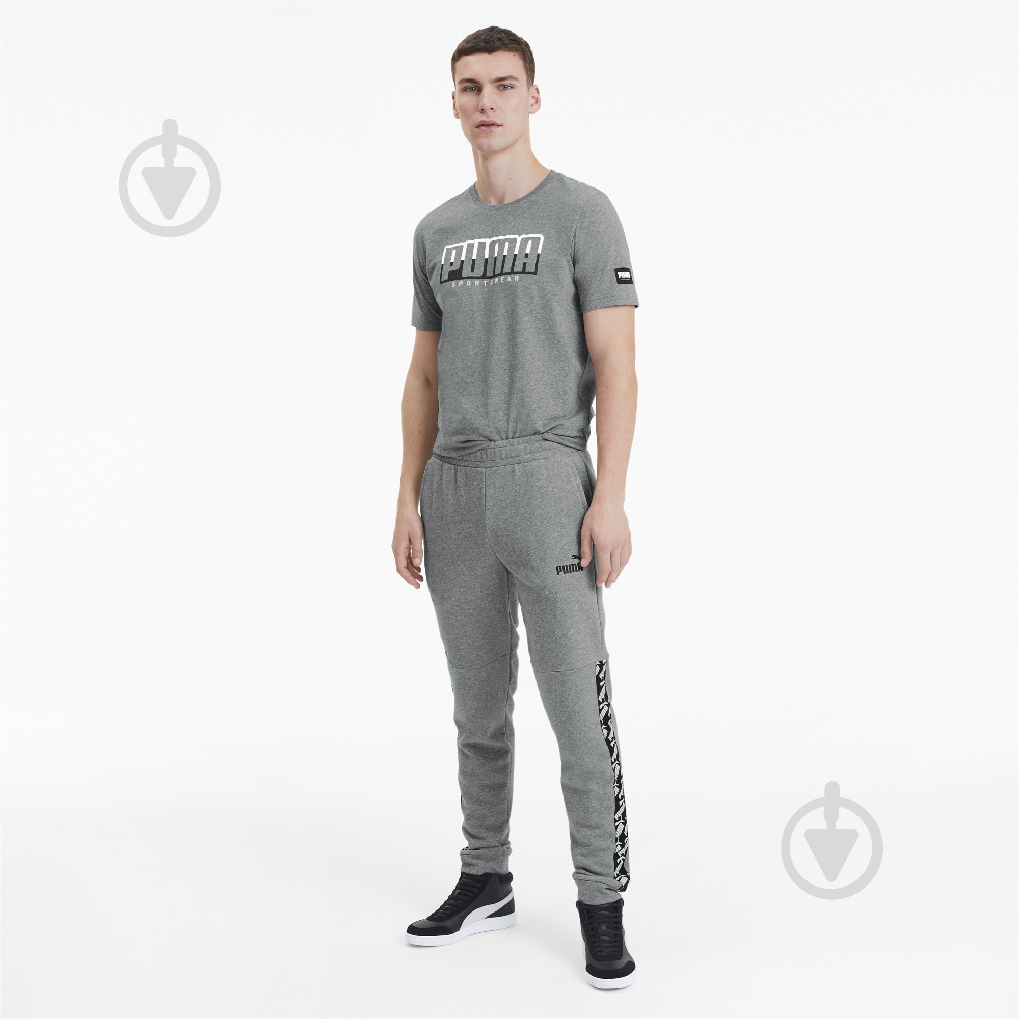 Брюки Puma AMPLIFIED Pants TR 58142103 р. M серый - фото 5