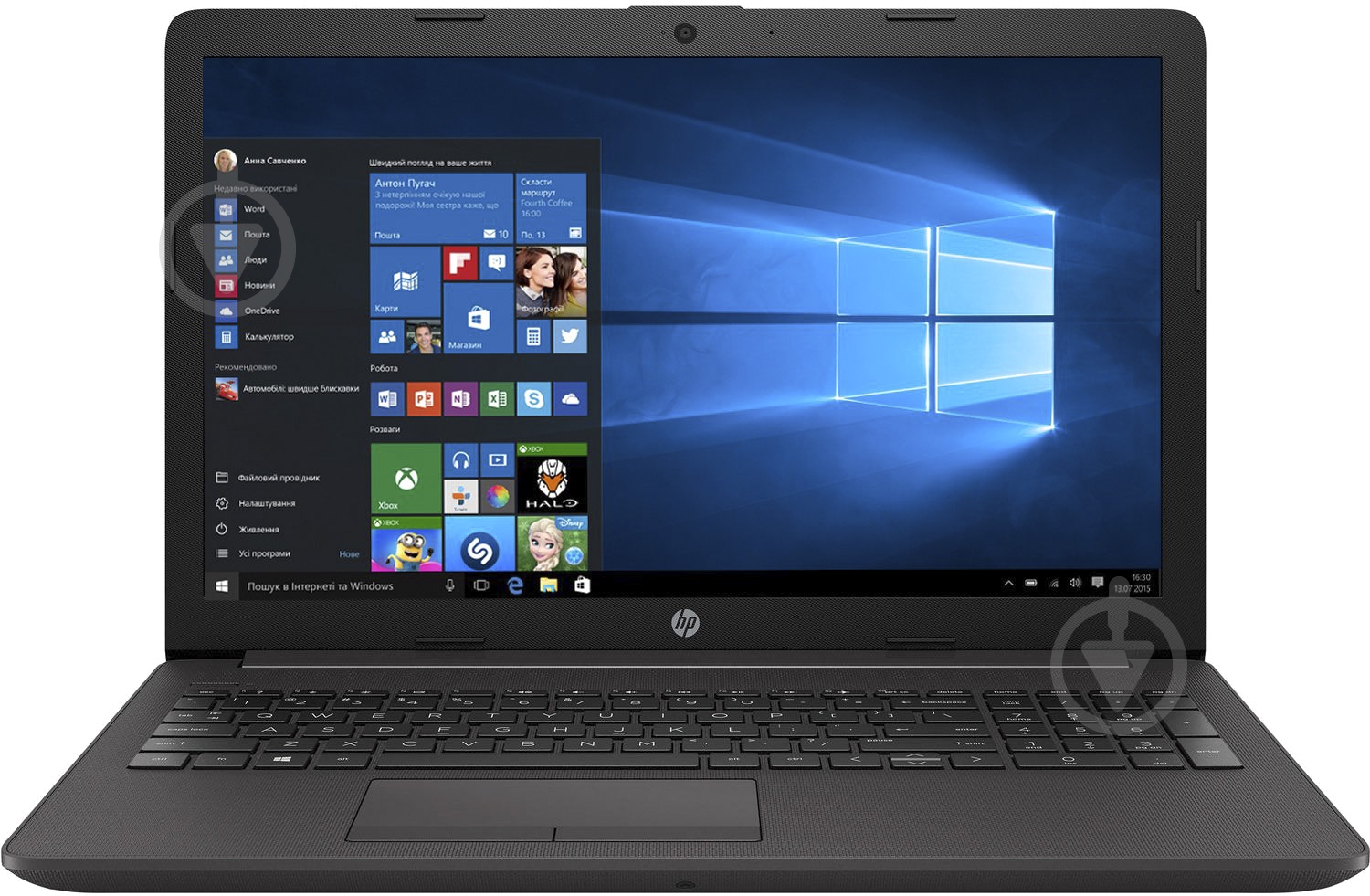 Ноутбук HP 250 G7 15,6" (6MS21EA) dark silver - фото 1