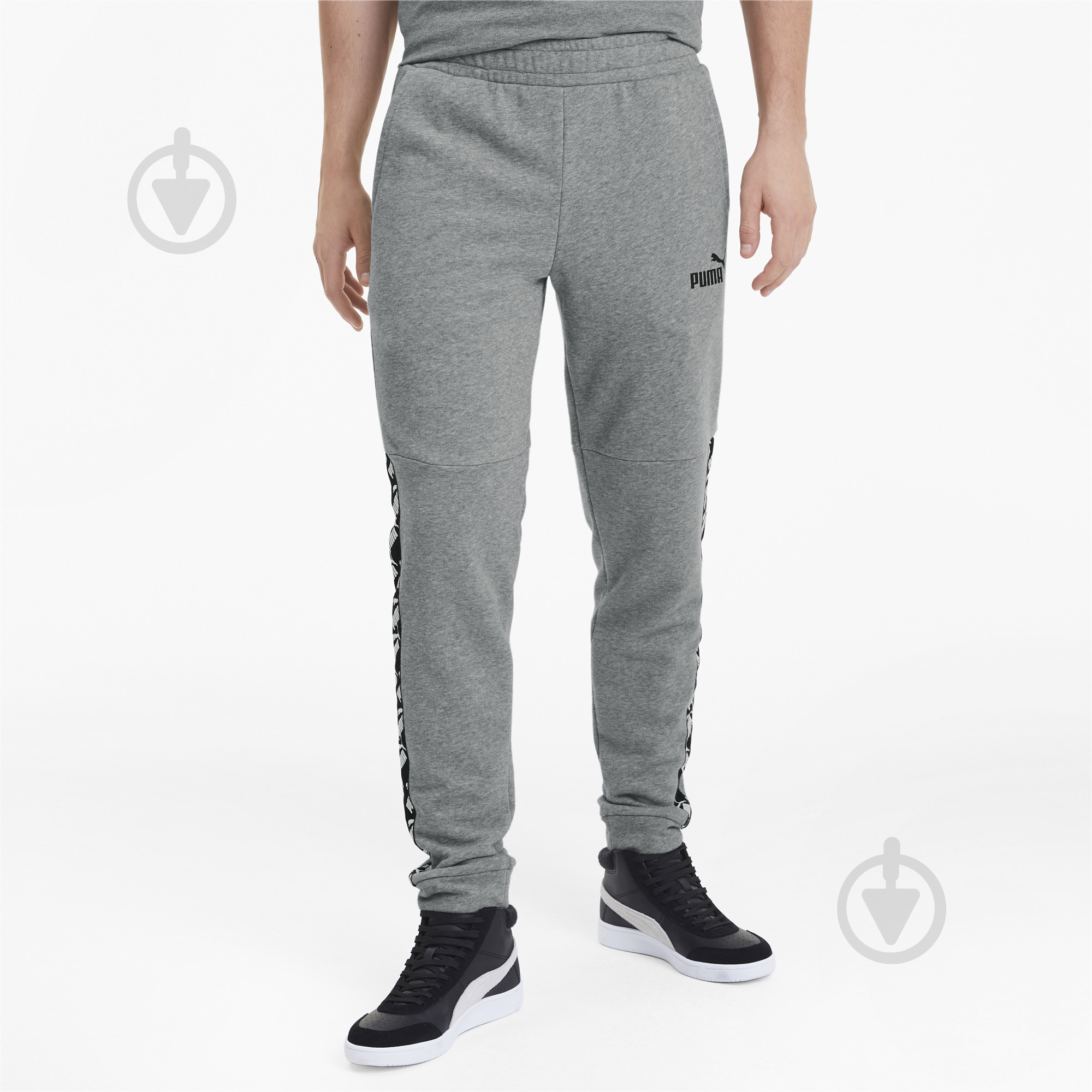 Брюки Puma AMPLIFIED Pants TR 58142103 р. S серый - фото 1