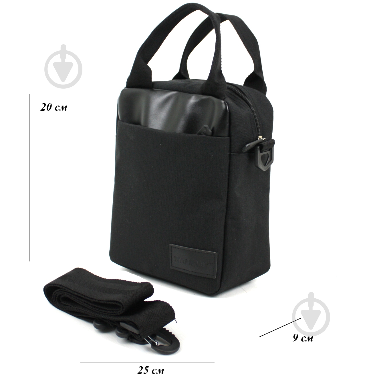 Сумка мужская Wallaby 2424 черный - фото 2