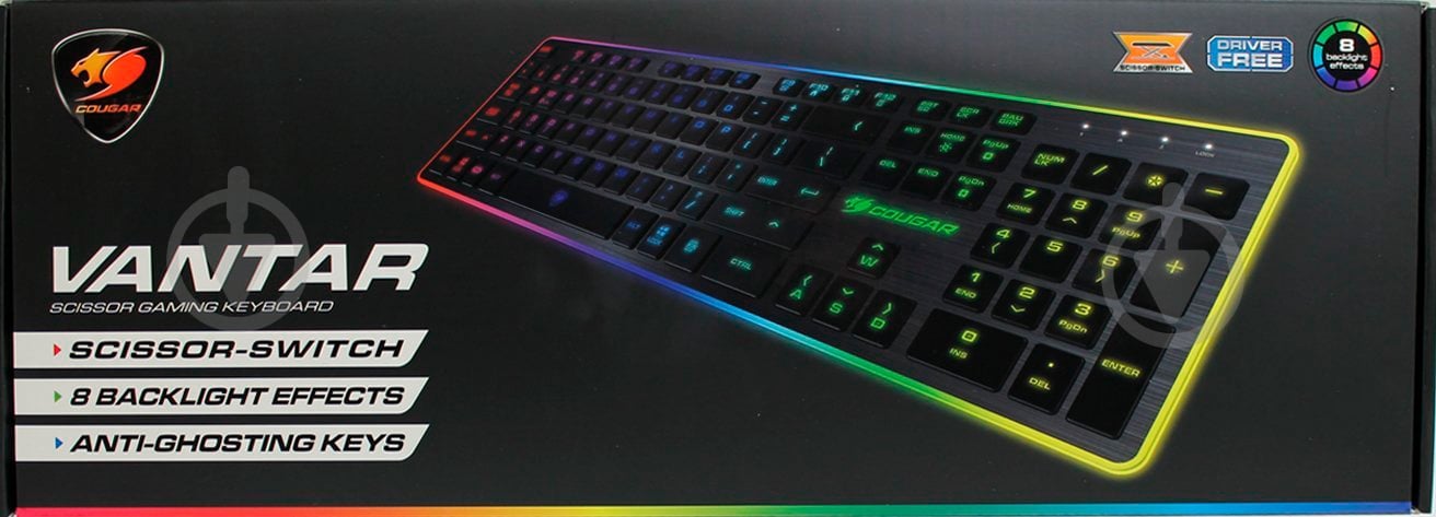 Клавиатура Cougar (Vantar) black - фото 7