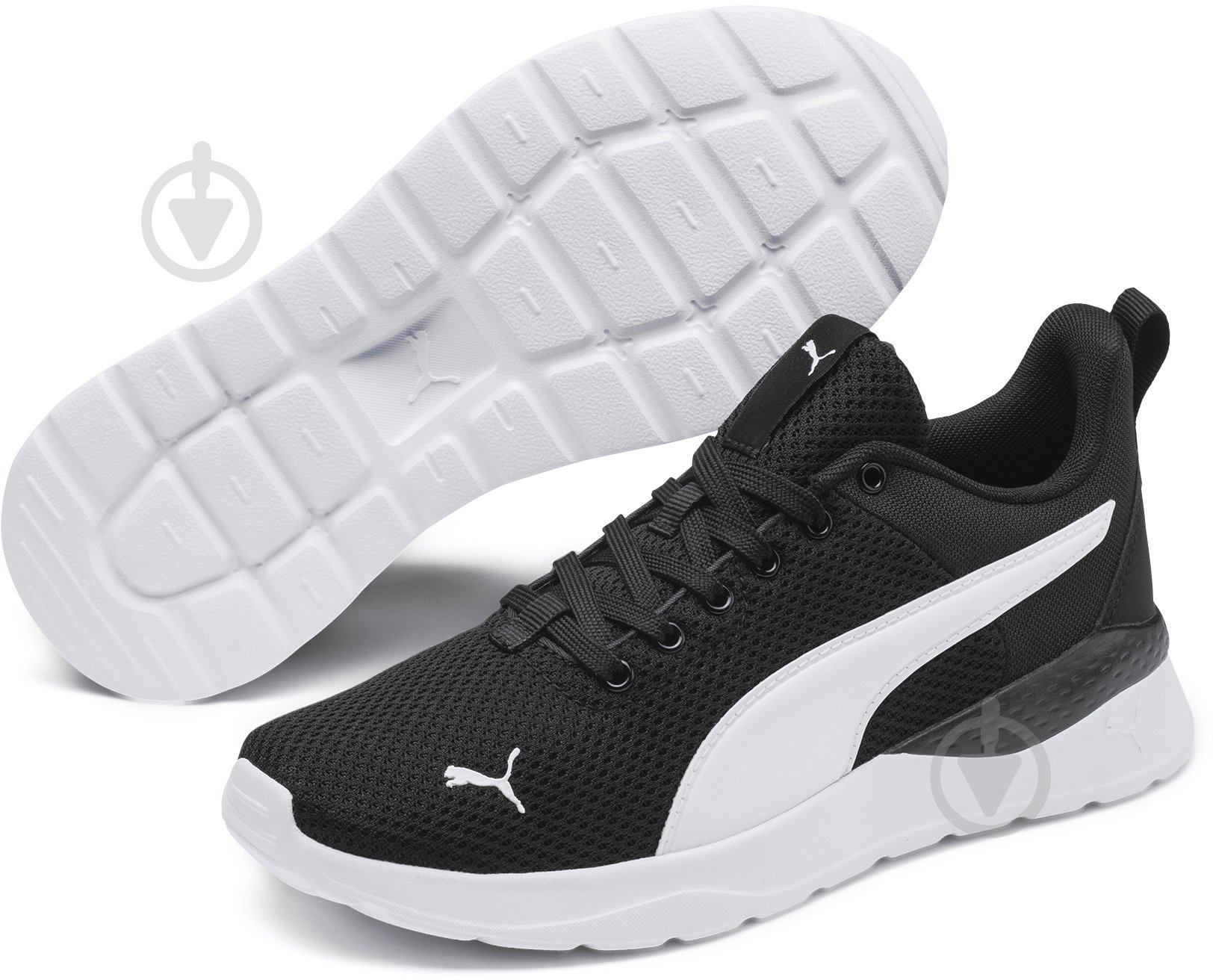 Кроссовки детские демисезонные Puma Anzarun Lite Jr 37200401 р.38,5 черные с белым - фото 3 Кроссовки детские демисезонные Puma Anzarun Lite Jr 37200401 р.38,5 черные с белым - фото 3