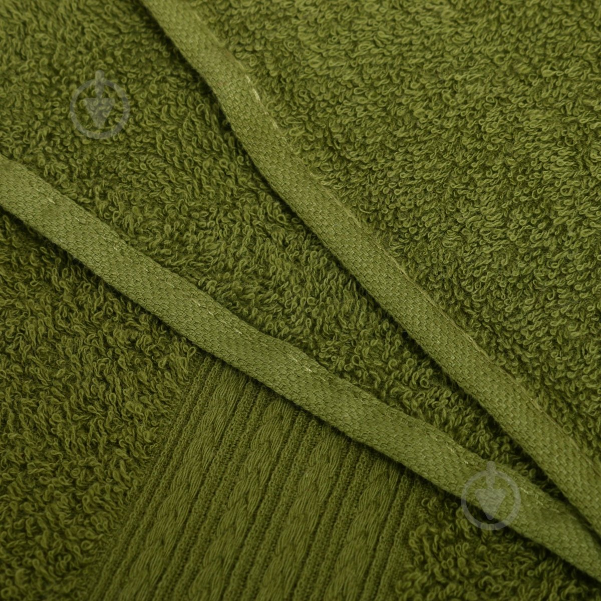 Рушник Косичка 70x140 см оливковий Simi - фото 3