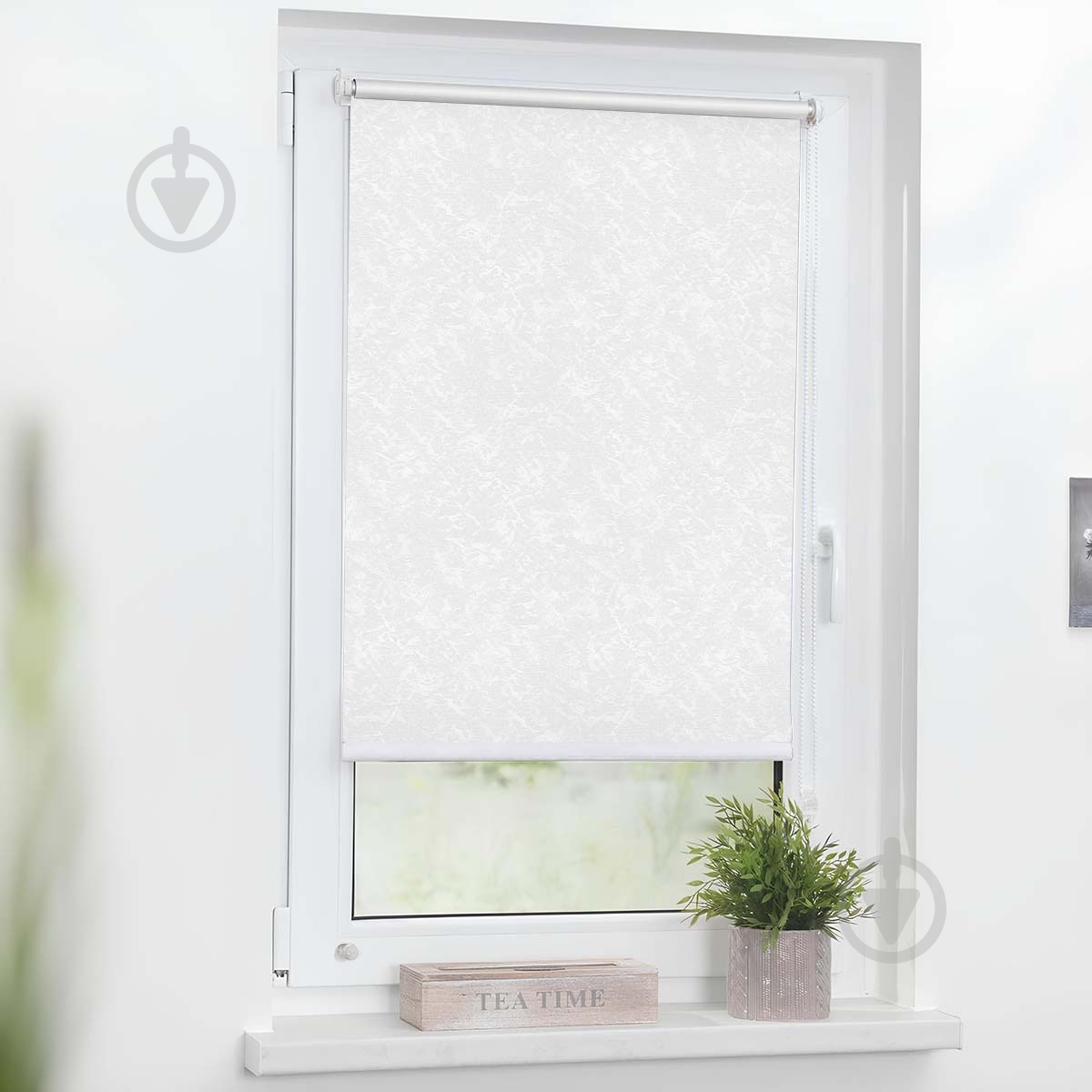 Ролета blackout мини Rollotex MIRACLE с фиксацией под наклон белая 48x240 см - фото 2 Ролета blackout мини Rollotex MIRACLE с фиксацией под наклон белая 48x240 см - фото 2