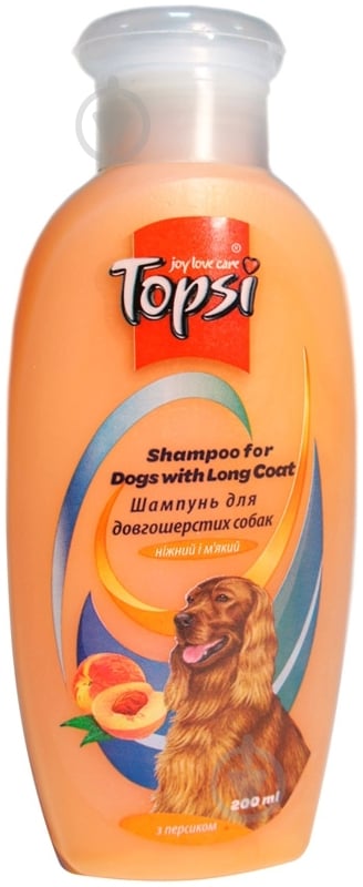 Шампунь Topsi для длинношерстных 200 мл для собак - фото 1