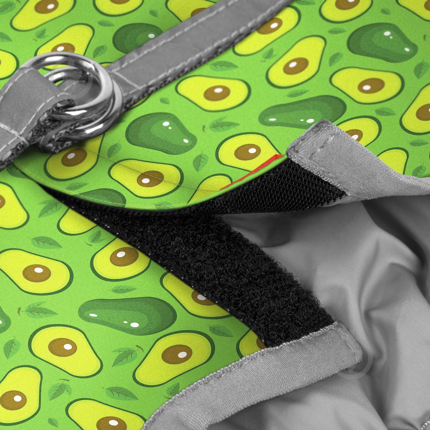 Шлея WAUDOG с рисунком Авокадо размер XS2 - фото 3