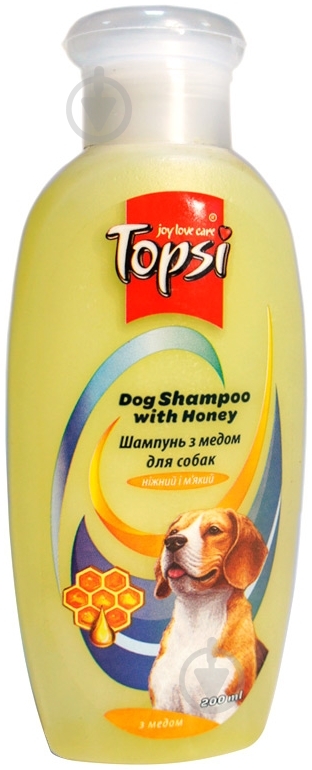 Шампунь Topsi З медом 200 мл для собак - фото 1