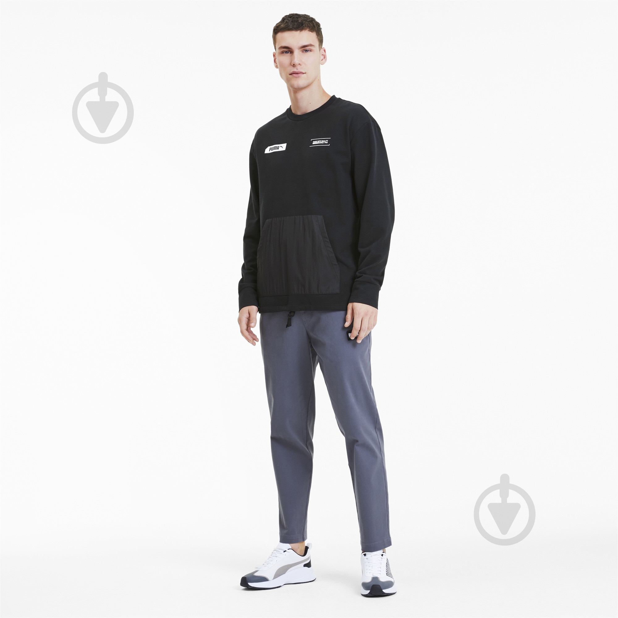 Свитшот Puma NU-TILITY Crew 58132201 р. L черный - фото 5