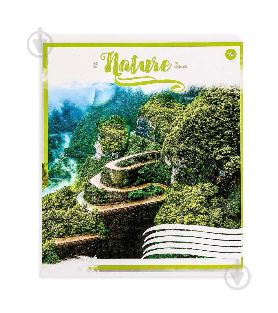 Комплект зошитів Атмосферна природа 24 аркуша в клітку 20 шт. Поділля - фото 6