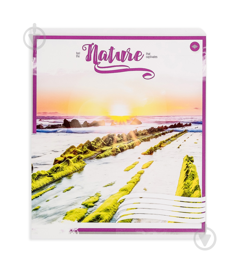 Комплект зошитів Атмосферна природа 24 аркуша в клітку 20 шт. Поділля - фото 2