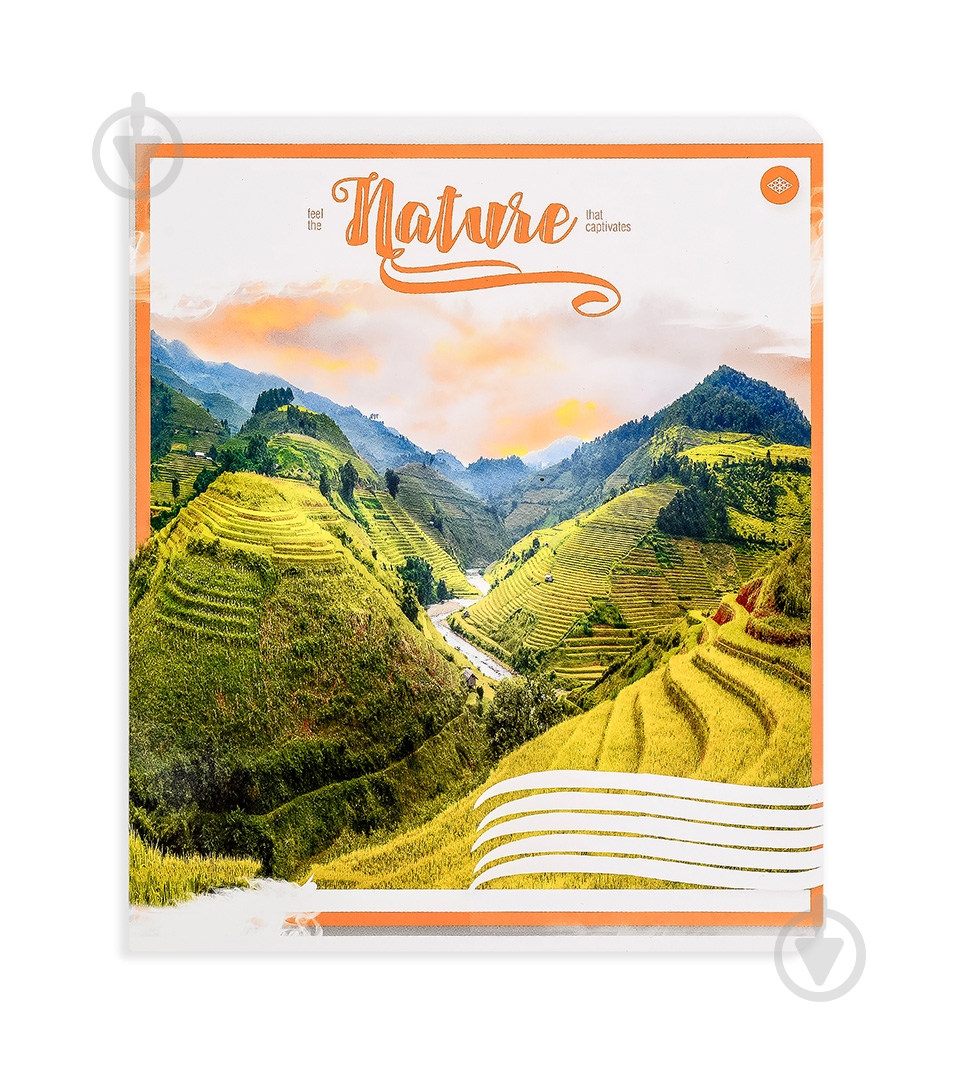 Комплект зошитів Атмосферна природа 24 аркуша в клітку 20 шт. Поділля - фото 5