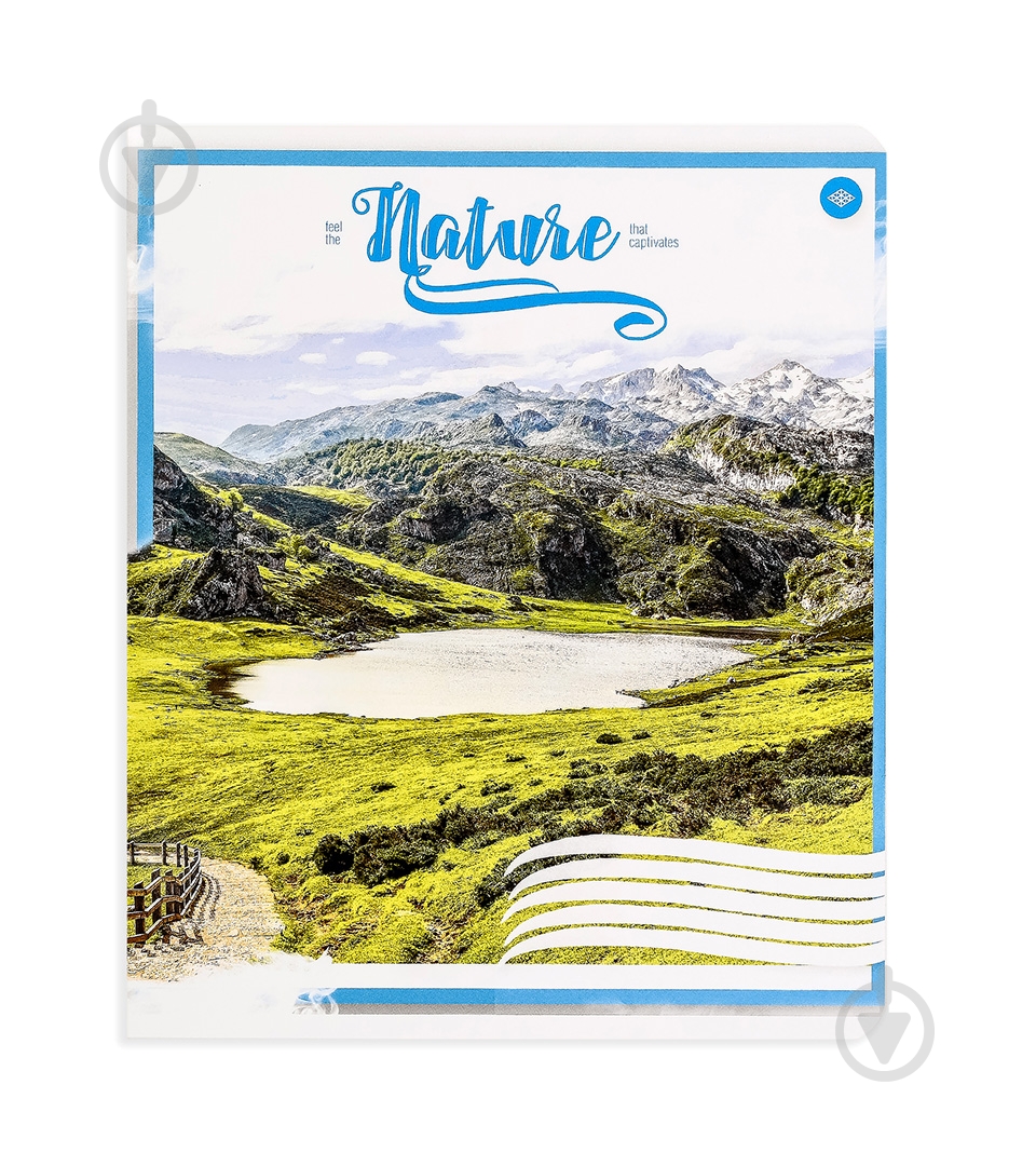 Комплект зошитів Атмосферна природа 24 аркуша в клітку 20 шт. Поділля - фото 3