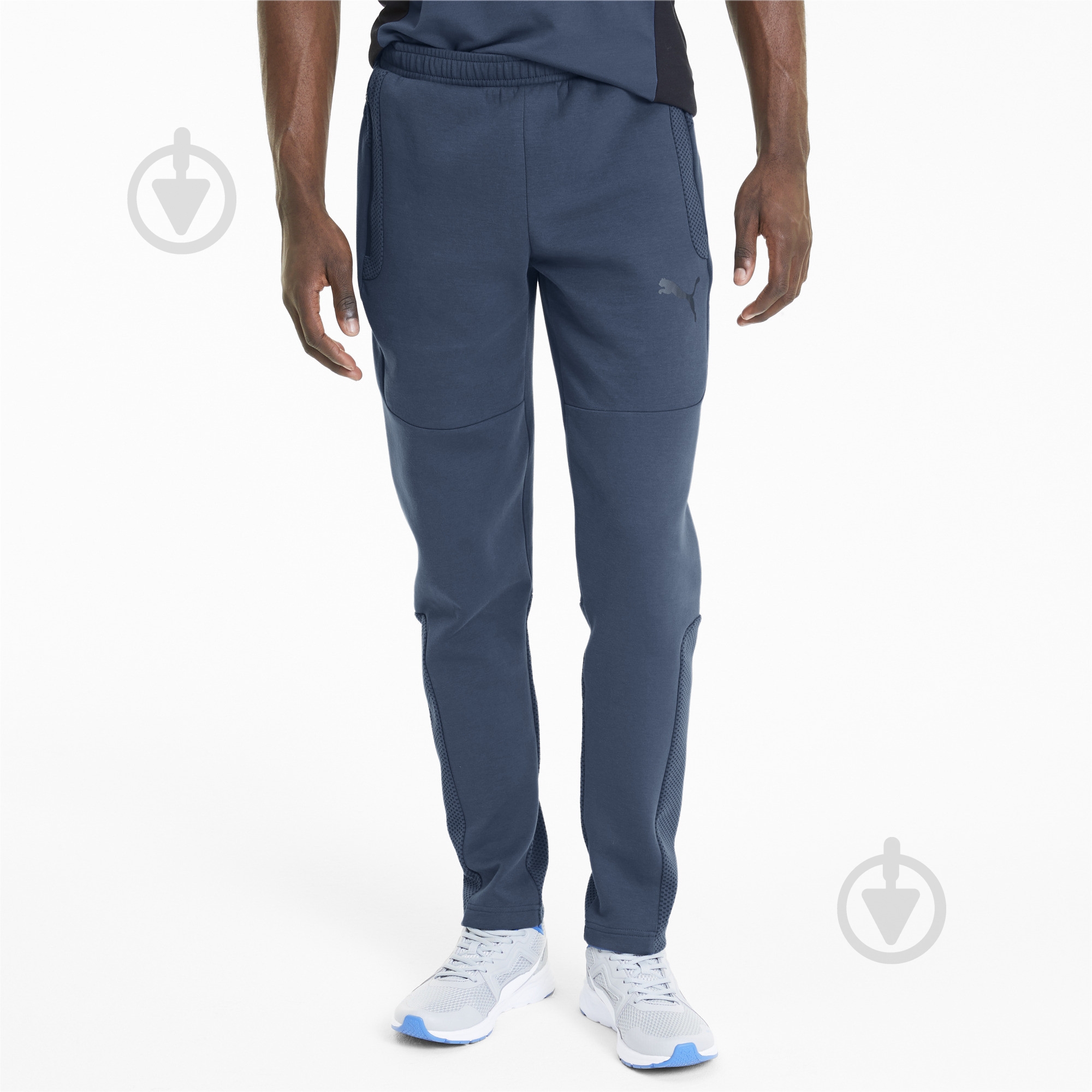 Штани Puma EVOSTRIPE Pants 58149643 р. M темно-синій - фото 1