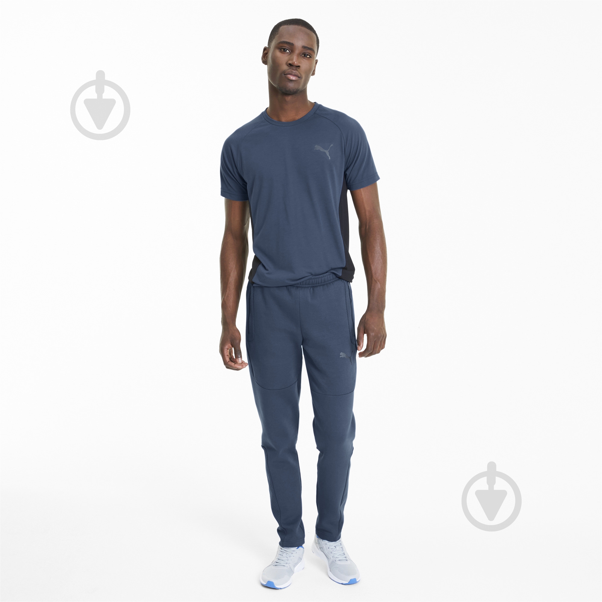 Штани Puma EVOSTRIPE Pants 58149643 р. M темно-синій - фото 5
