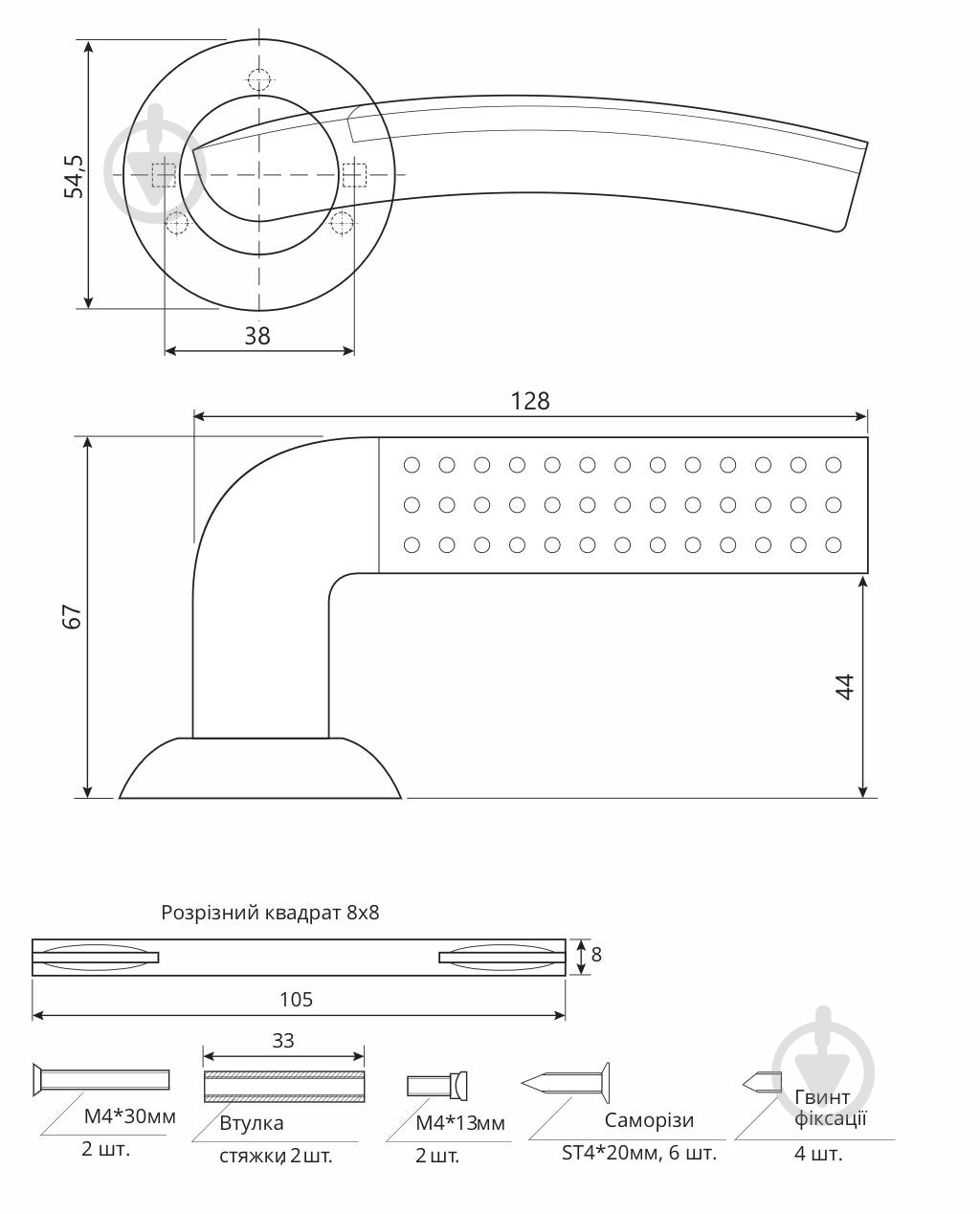 Ручка на розетке Code Deco H-14026-A-AB античная бронза - фото 2 Ручка на розетке Code Deco H-14026-A-AB античная бронза - фото 2