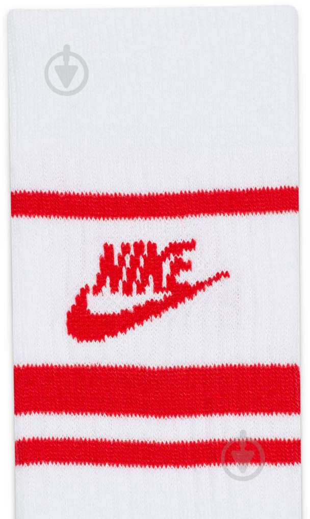 Шкарпетки Nike U NK NSW EVERYDAY ESSENTIAL CR DX5089-102 р.42-46 білий 3 пари шт. - фото 4