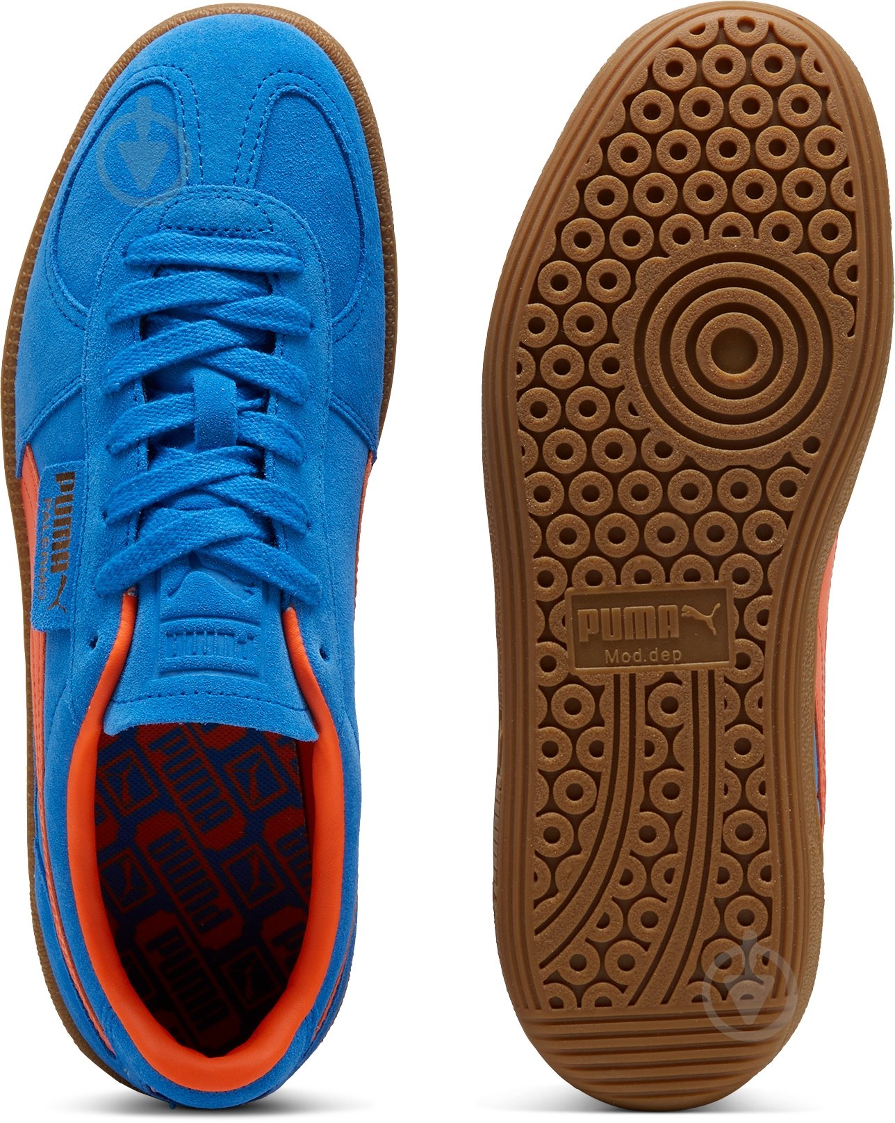 Кеды мужские демисезонные Puma PALERMO 39646325 р.44,5 синие - фото 5 Кеды мужские демисезонные Puma PALERMO 39646325 р.44,5 синие - фото 5