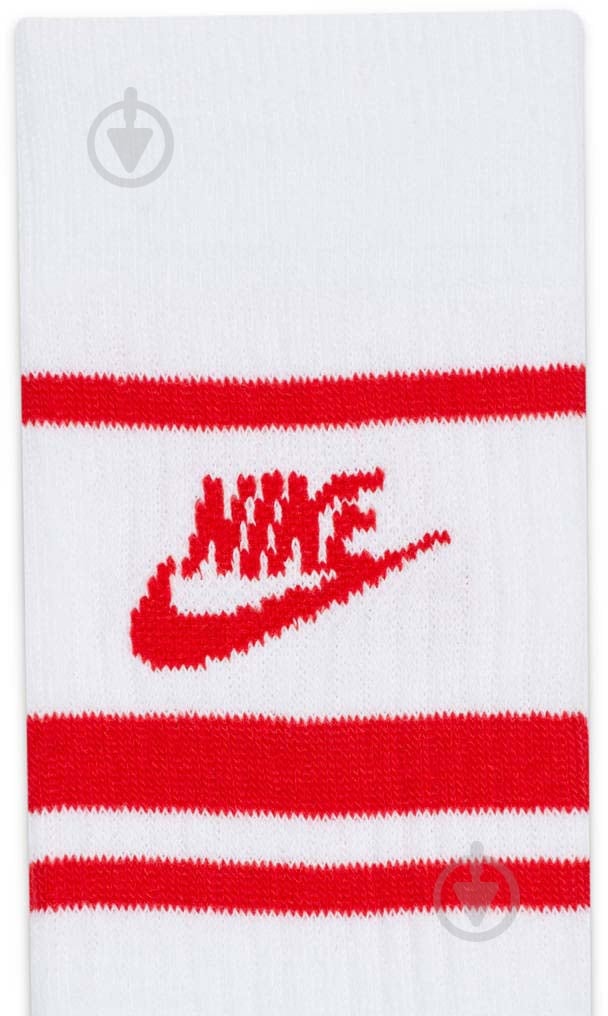 Шкарпетки Nike U NK NSW EVERYDAY ESSENTIAL CR DX5089-102 р.38-42 білий 3 пари шт. - фото 4