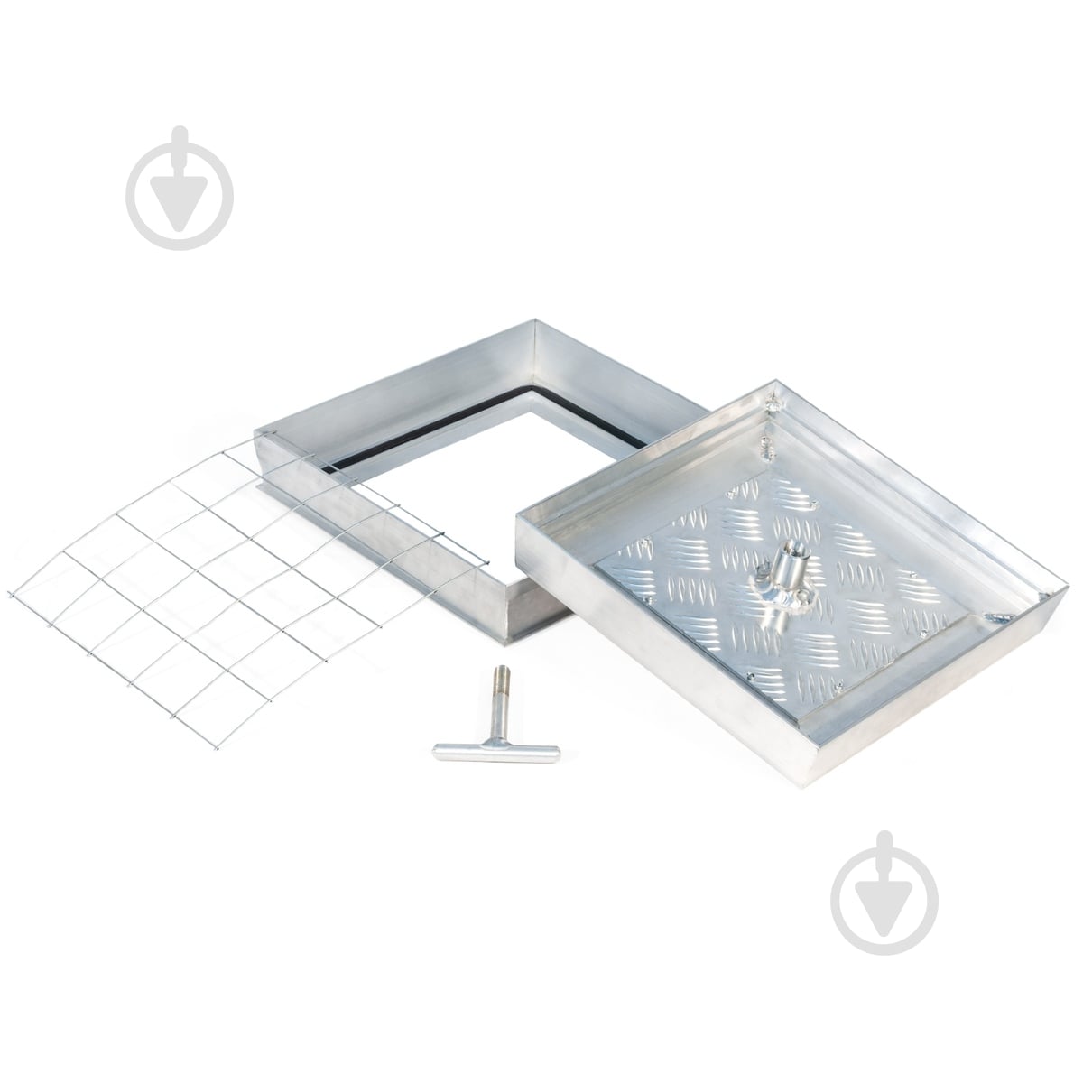 Ревизионный люк Євролюки Light 200x200 - фото 2 Ревизионный люк Євролюки Light 200x200 - фото 2