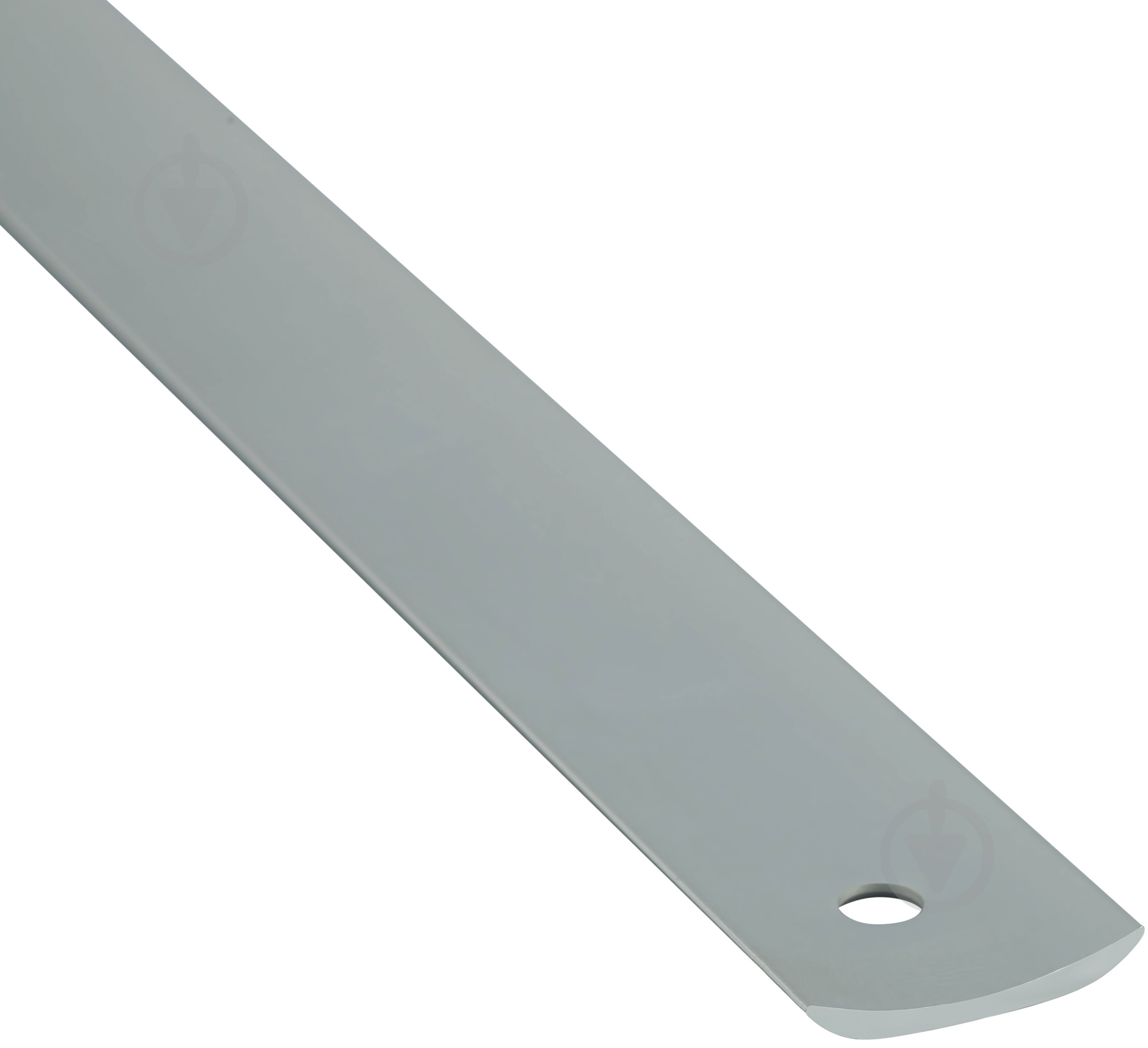 Поріжок алюмінієвий гладкий Braz Line 20х2700 мм срібло BLB-5107-10-0115-З.27 - фото 2