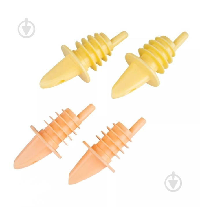 Набір дозаторів для пляшок Fackelmann 6,8 см 4 шт. 17056 - фото 2 Набір дозаторів для пляшок Fackelmann 6,8 см 4 шт. 17056 - фото 2