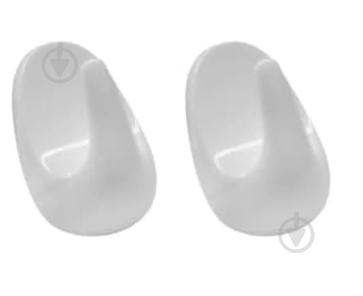 Набор клейких крючков Fackelmann Basic 40 мм 2 шт.19043 - фото 2 Набор клейких крючков Fackelmann Basic 40 мм 2 шт.19043 - фото 2