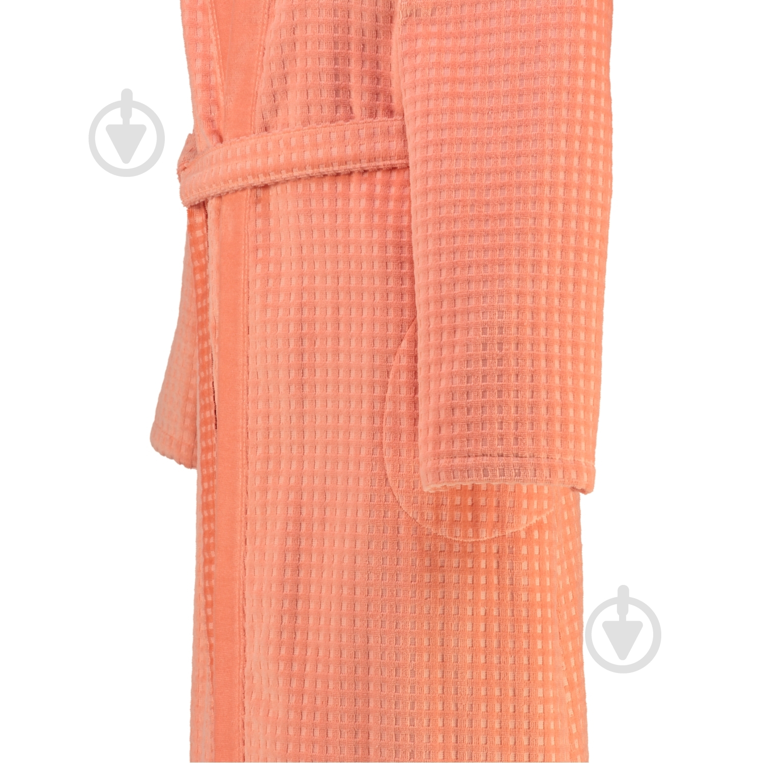 Халат Cawo Checked р. 36 персиковий - фото 5