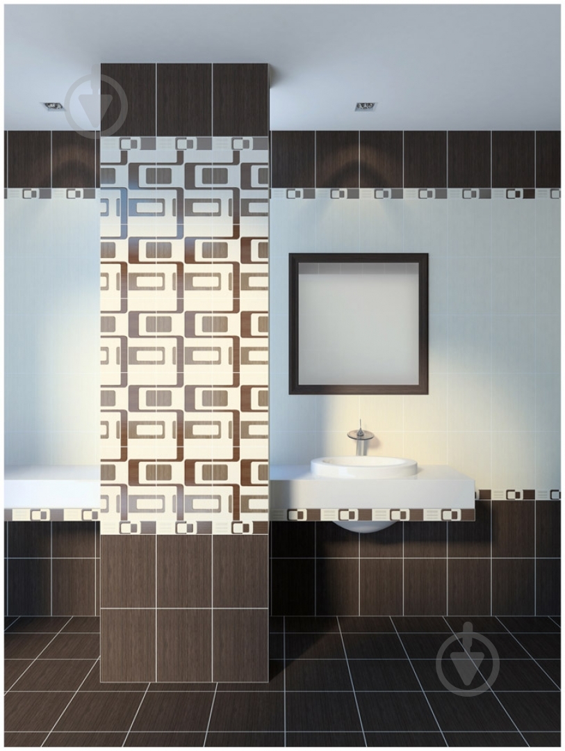 Плитка Golden Tile Вельвет бежевый Л61051 25x33 - фото 3
