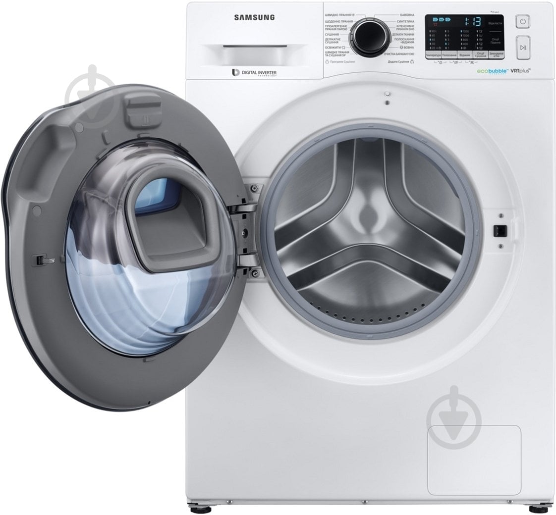 Стиральная машина с сушкой Samsung WD80K52E0ZW/UA - фото 10 Стиральная машина с сушкой Samsung WD80K52E0ZW/UA - фото 10