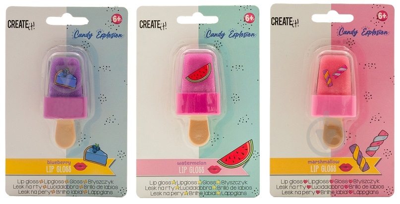 Блеск для губ CREATE IT! CANDY Эскимо в ассортименте ,84801 - фото 1