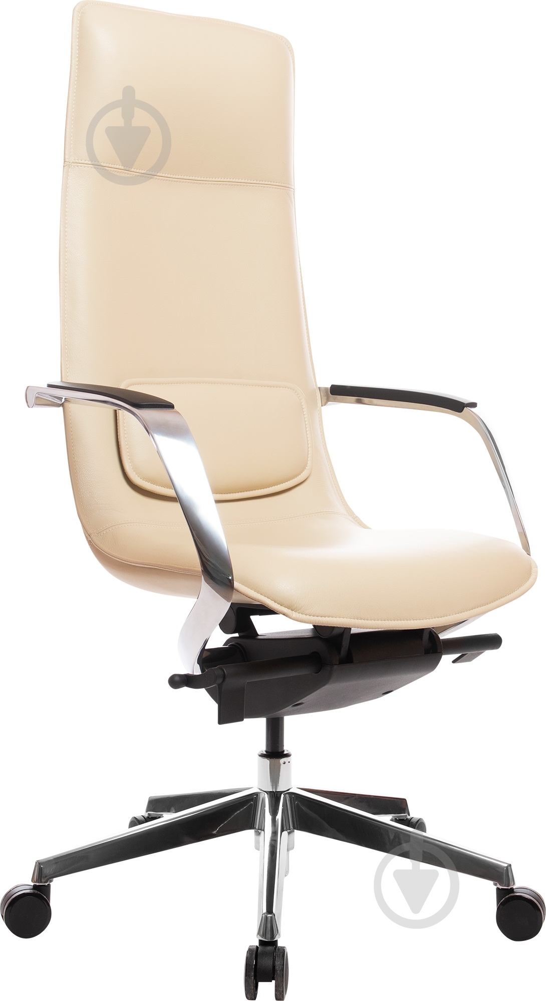 Кресло GT Racer X-003A LEATHER бежевый - фото 1
