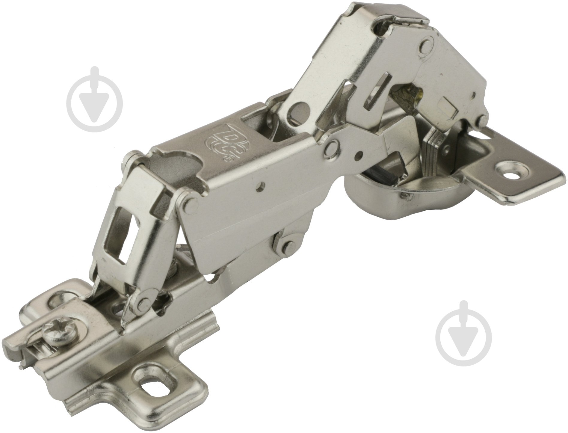 Петля накладная DC 165° SLIDE ON трансформер с монтажной планкой без доводчика - фото 1