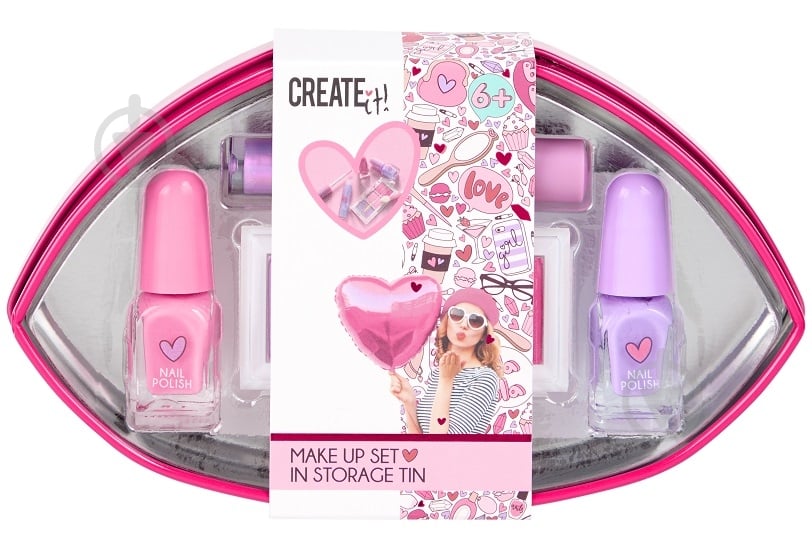 Набор детской декоративной косметики CREATE IT! LOVE Губы ,84593 - фото 2 Набор детской декоративной косметики CREATE IT! LOVE Губы ,84593 - фото 2