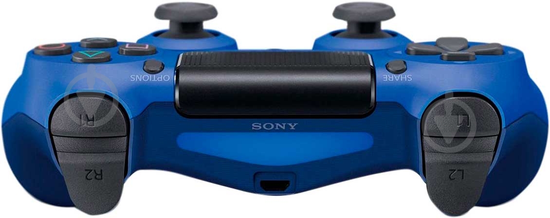 Геймпад беспроводной Sony PlayStation Dualshock v2 wave blue - фото 4