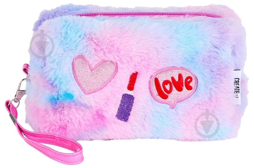 Косметичка CREATE IT! пушистая - фото 1