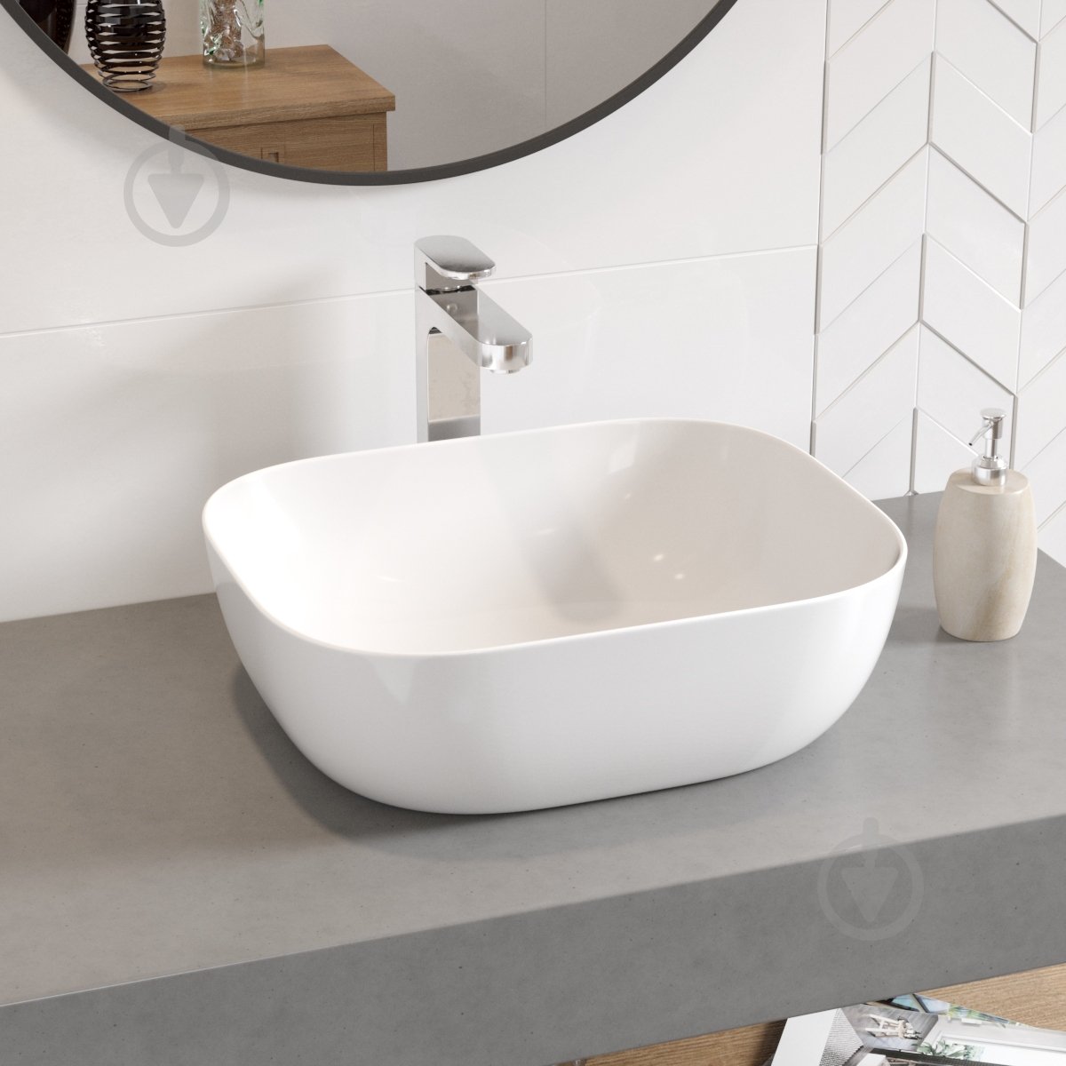 Умывальник Koller Pool ROUND RN-0485-WB - фото 2 Умывальник Koller Pool ROUND RN-0485-WB - фото 2