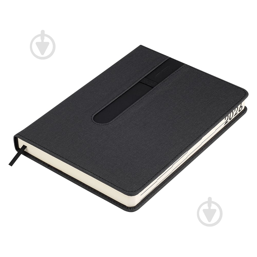 Щоденник датований ELEGANTE Buromax A5 2026 BM.21113-01 чорний - фото 2 Щоденник датований ELEGANTE Buromax A5 2026 BM.21113-01 чорний - фото 2