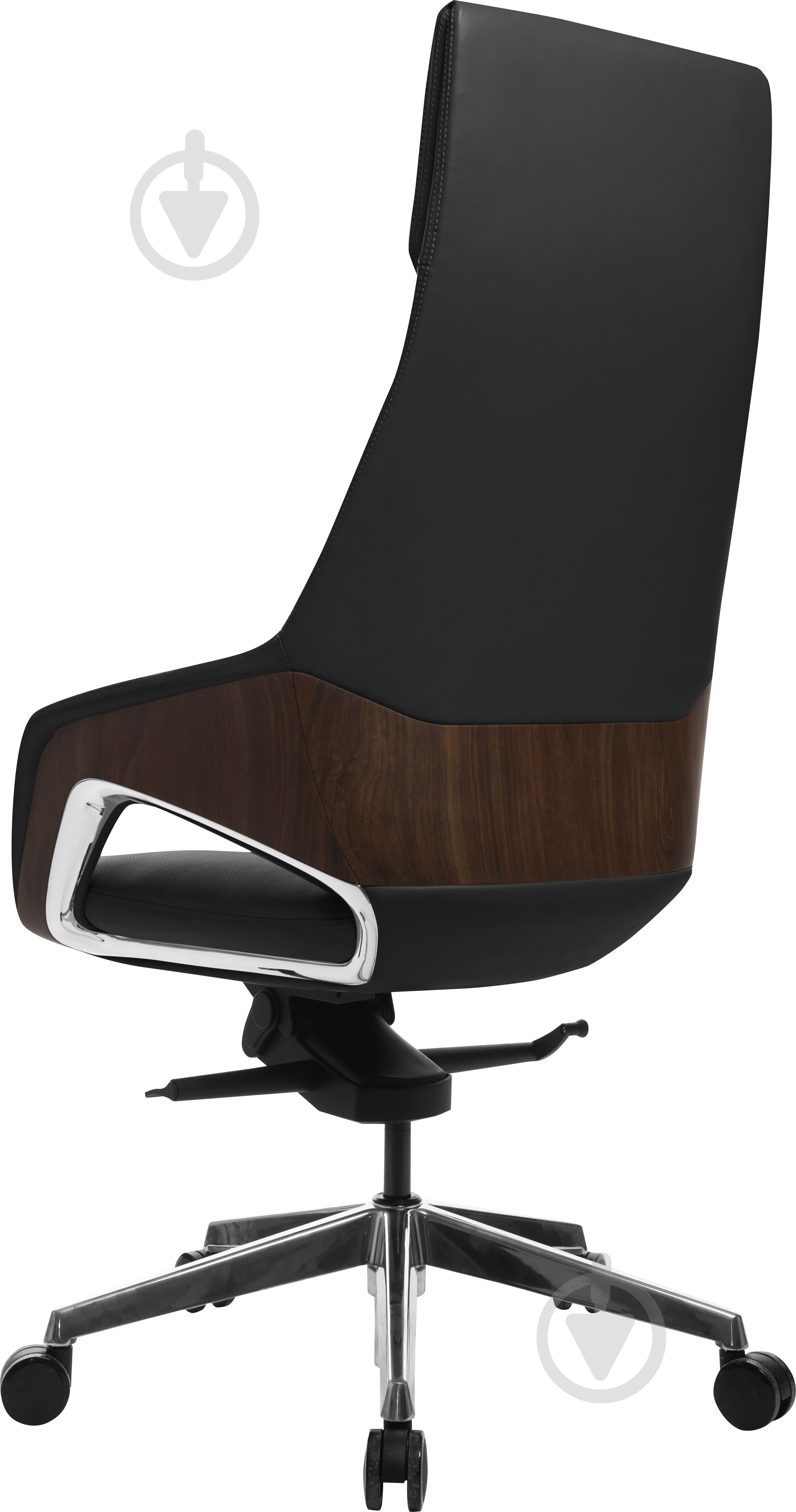 Кресло GT Racer X-005A LEATHER черный - фото 5 Кресло GT Racer X-005A LEATHER черный - фото 5