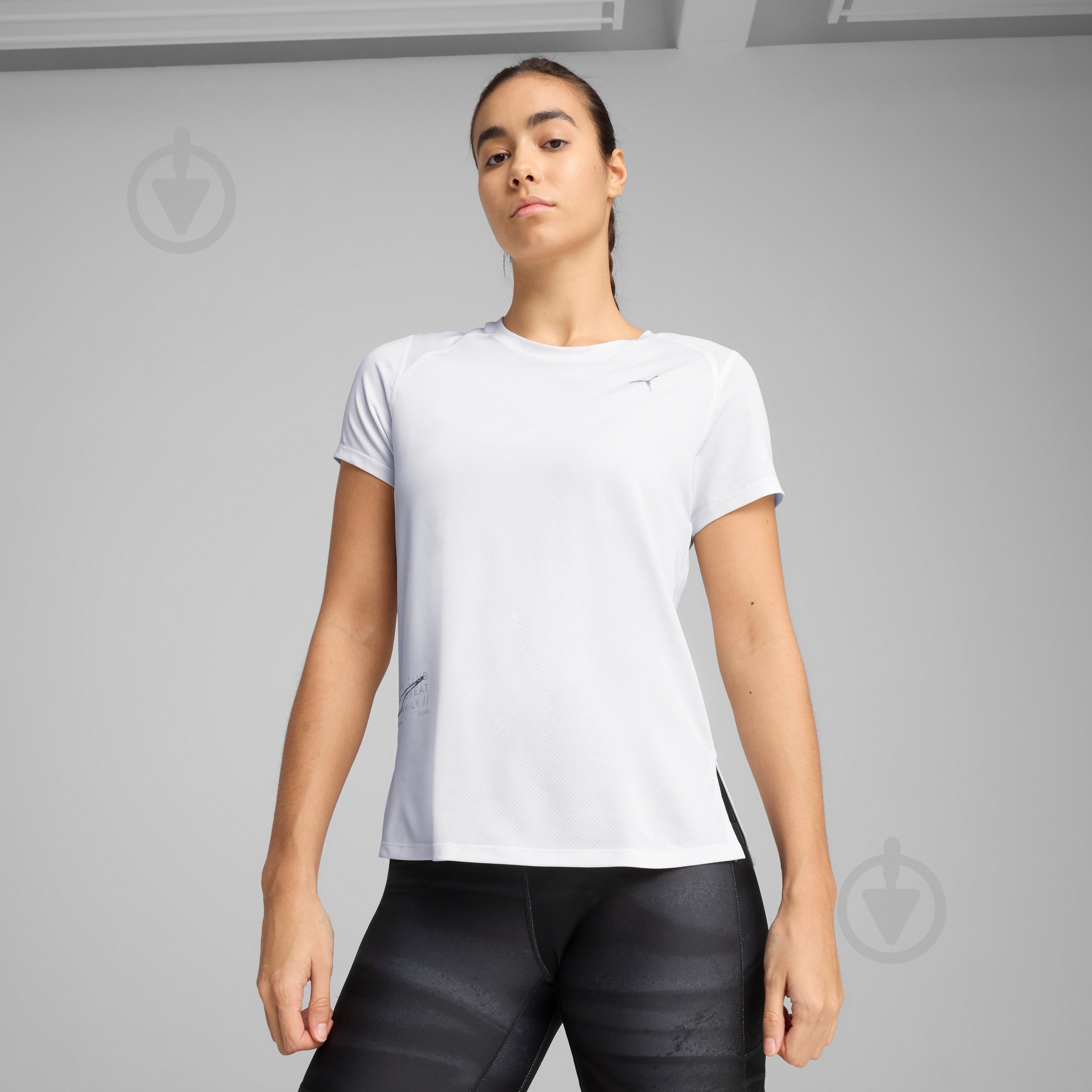 Футболка Puma W RUN GRAPHIC MESH TEE? 52665902 р.M белый - фото 3 Футболка Puma W RUN GRAPHIC MESH TEE? 52665902 р.M белый - фото 3