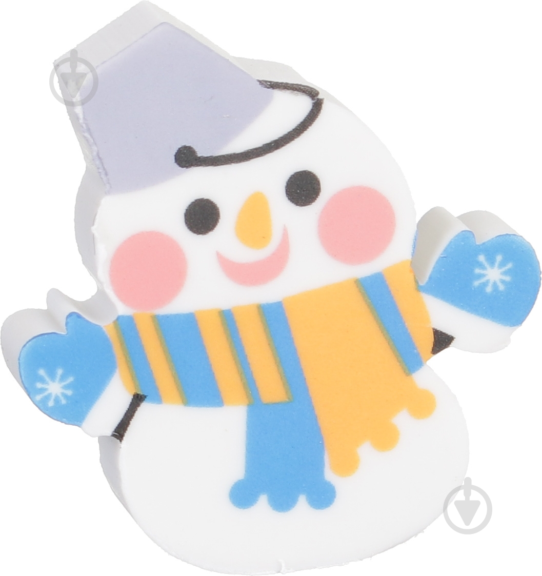 Ластик для карандашей Снеговик - фото 1 Ластик для карандашей Снеговик - фото 1