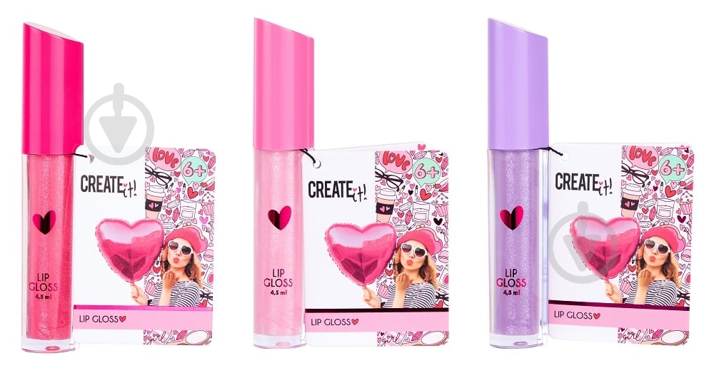 Блеск для губ CREATE IT! LOVE Сердечко ,84598 - фото 1